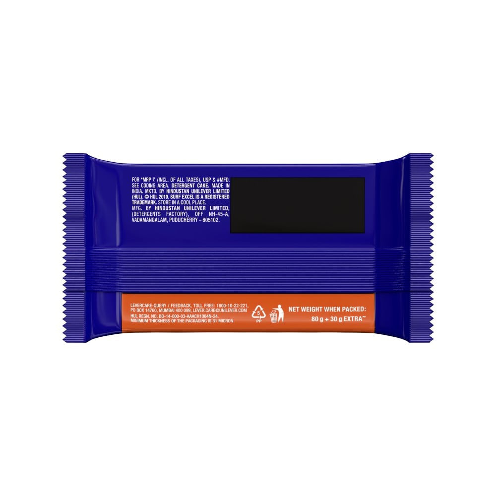 Surf Excel Stain Eraser Detergent Bar : 80 g