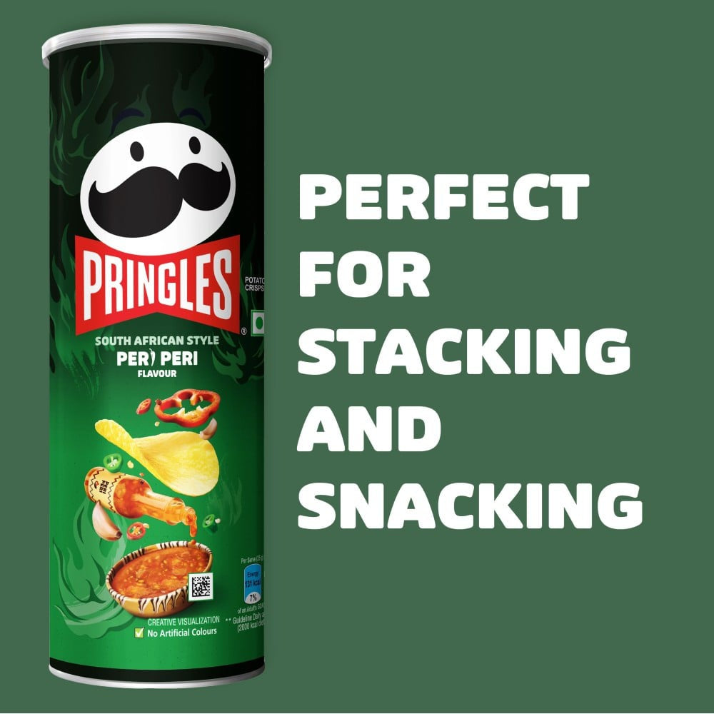 Pringles South African Peri Peri Chips : 102 g