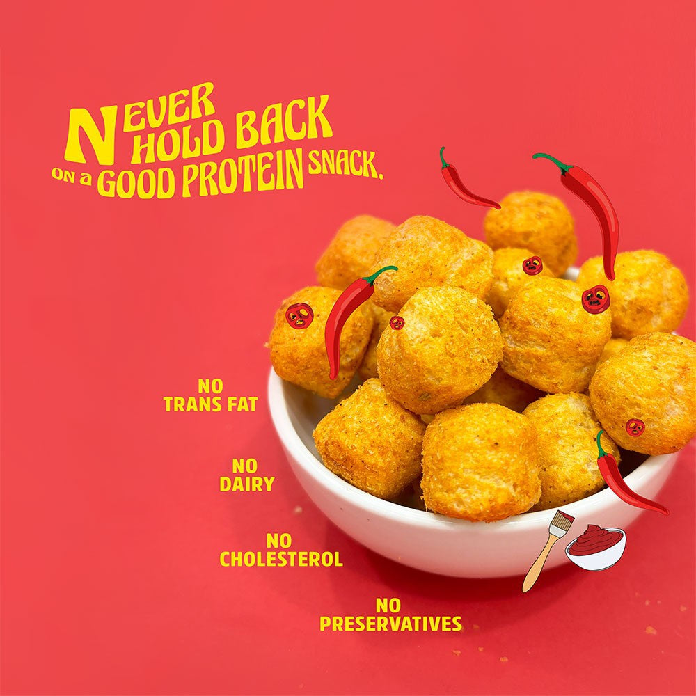 Taali Smoky Barbeque Protein Puffs : 60 g