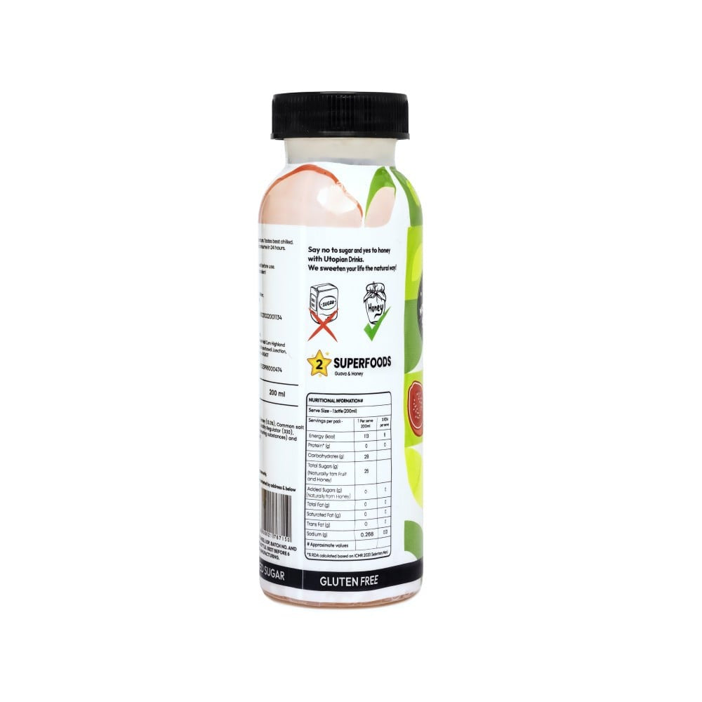 Utopian Guava D-Lite Juice With Honey : 200 ml