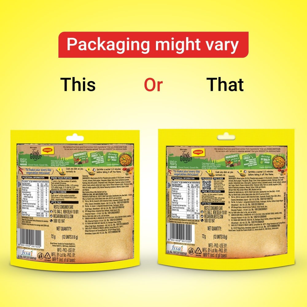 Maggi Masala-ae-Magic Sabzi Masala : 72 g
