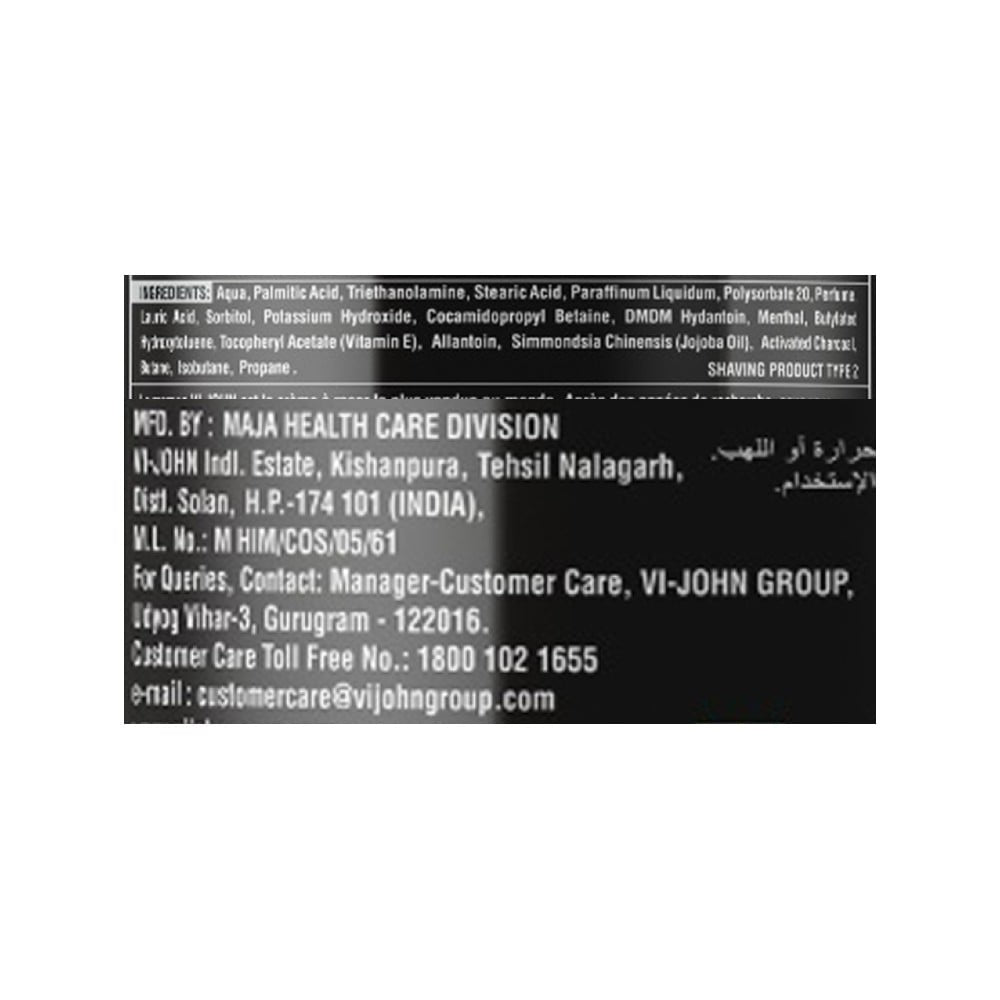 Vi-John Charcoal Shaving Foam : 300 g
