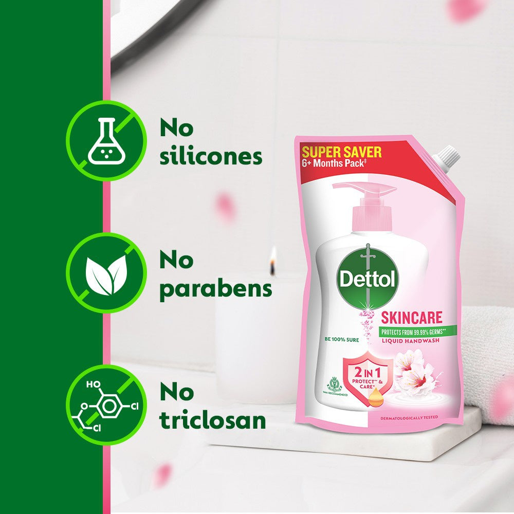 Dettol Skincare Hand Wash Refill - Pack of 2 : 2 x 675 ml