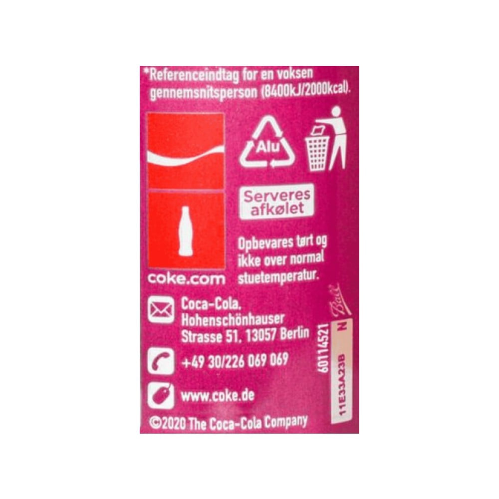 Coca-Cola Cherry Flavoured Soft Drink : 330 ml