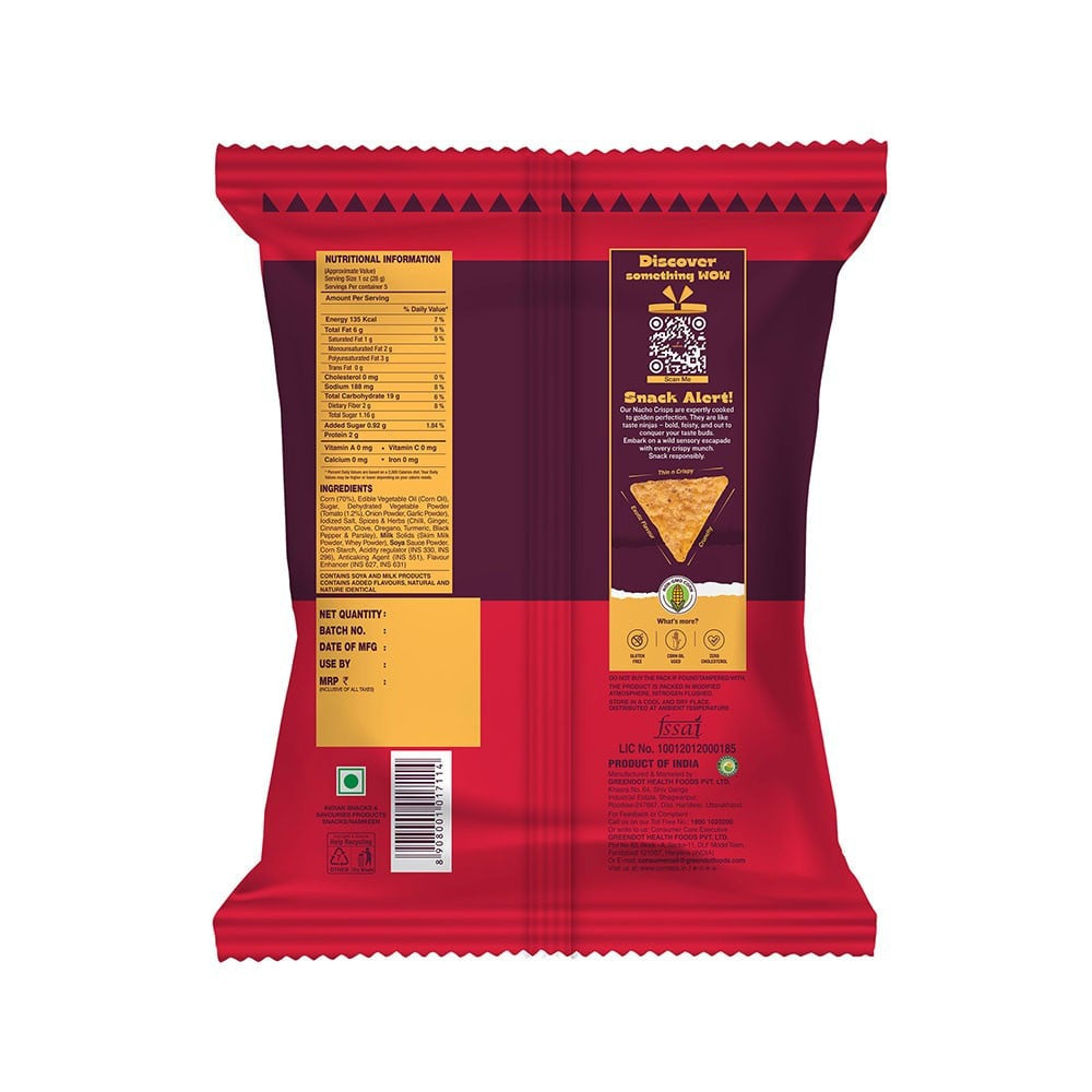 Cornitos Tomato Mexicana Nachos Crisps : 150 g