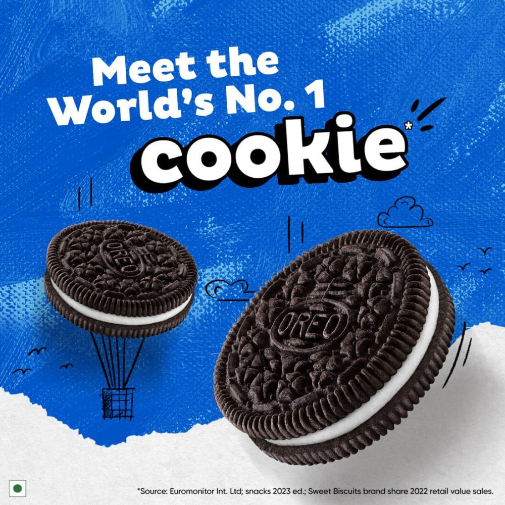 Cadbury Oreo Pokemon Original Vanilla Flavour Sandwich Cream Biscuits : 131.25 g