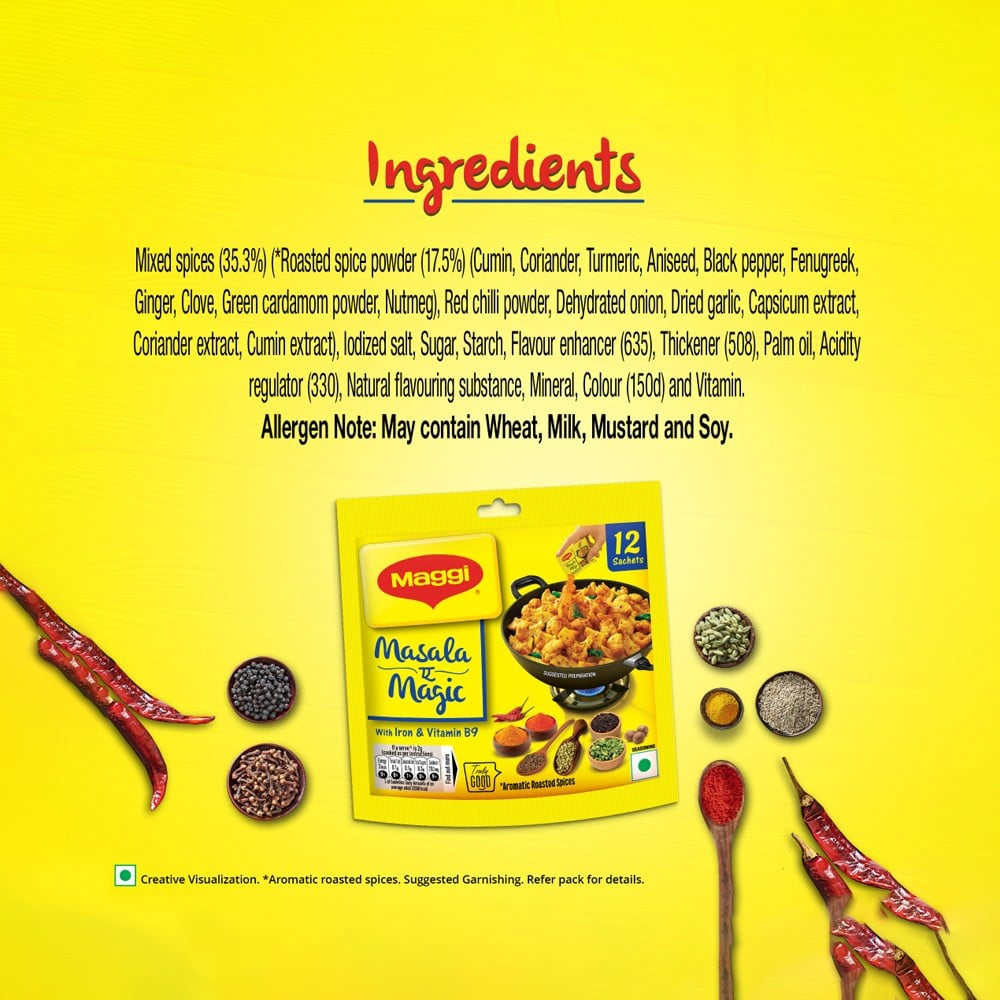 Maggi Masala-ae-Magic Sabzi Masala : 72 g