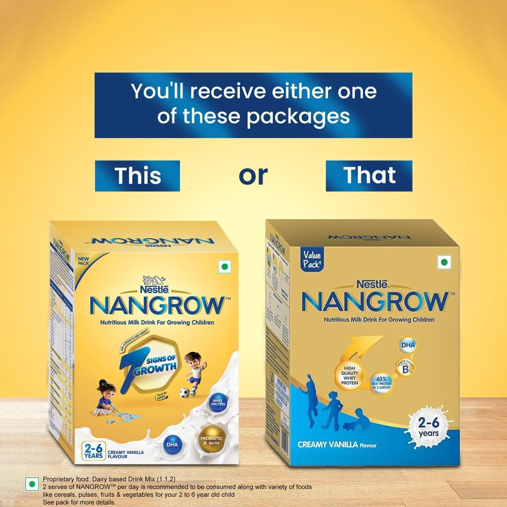 Nestle NANGROW Nutritious Milk Drink (For Growing Children) : 800 g (2 x 400 g)