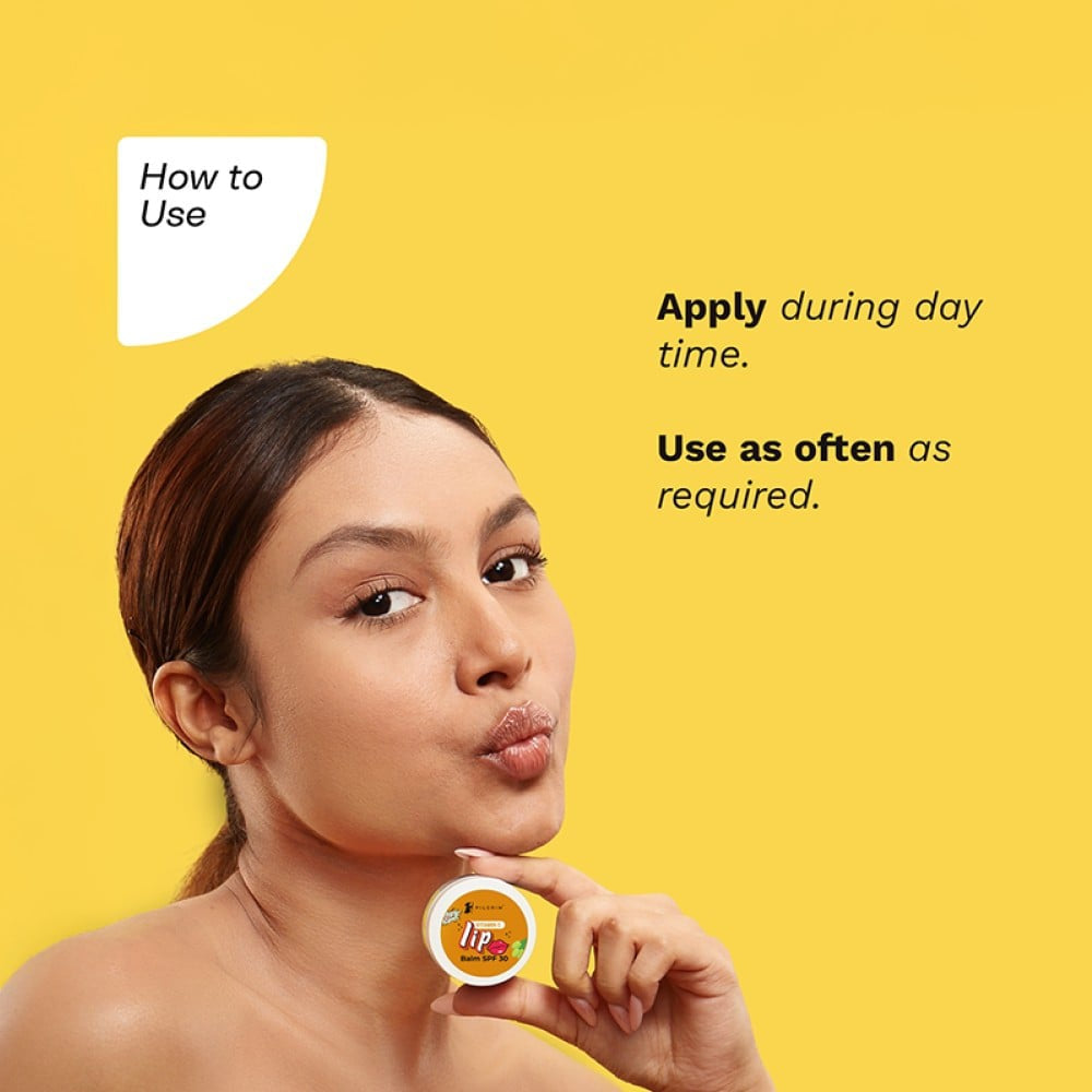 Pilgrim Vitamin C Lip Balm with SPF 30 (Orange) : 9 g