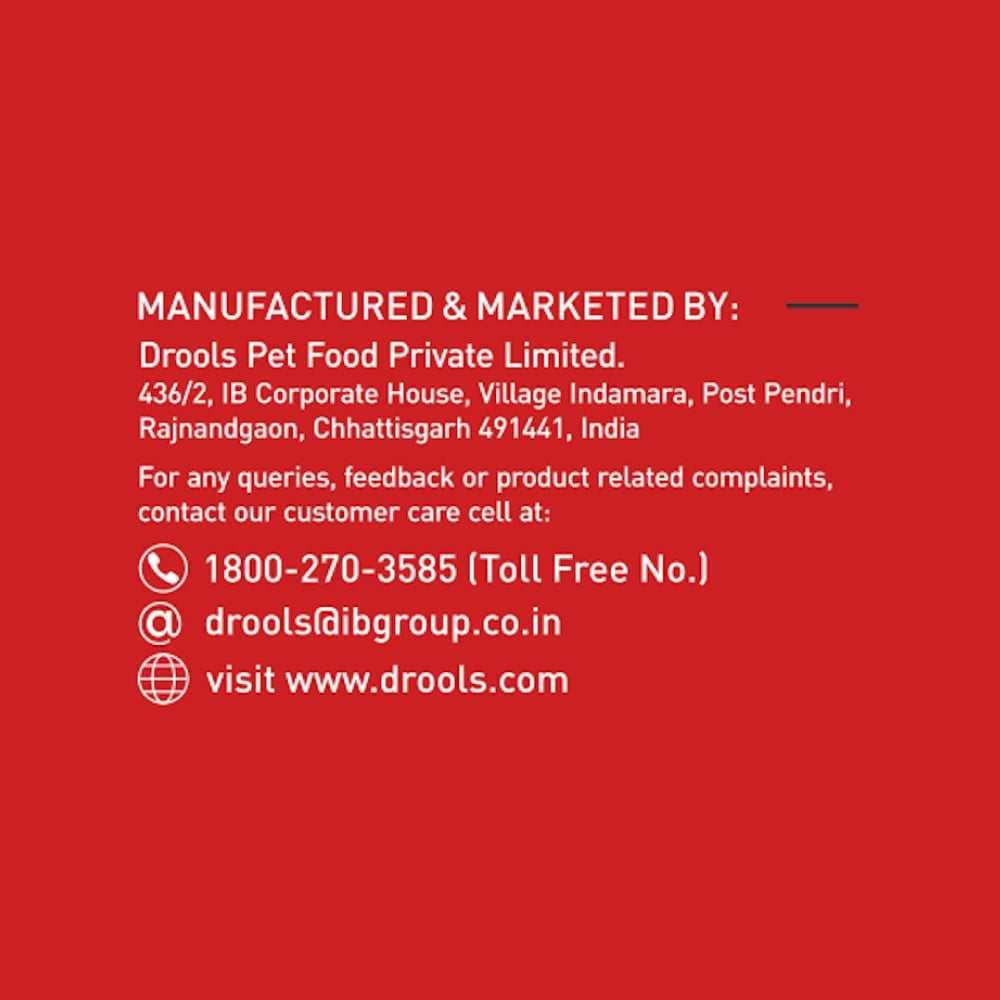 Drools All Life Stages Dry Dog Veg Food : 1.2 kg