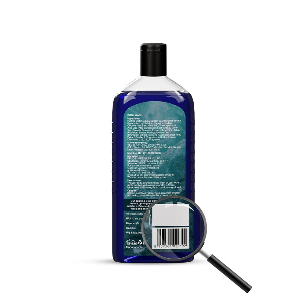 The Man Company Deep Moisturisation Perfumed Body Wash : 200 ml