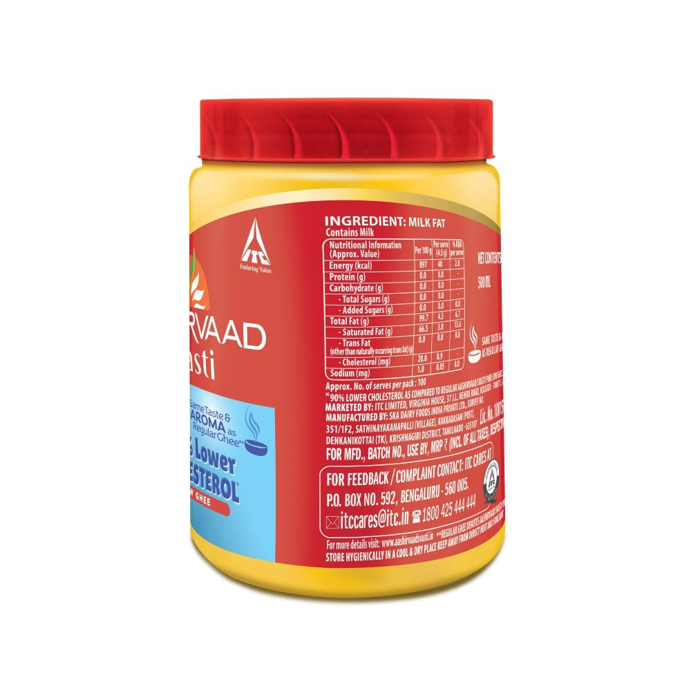 Aashirvaad Svasti Cow Ghee : 500 ml