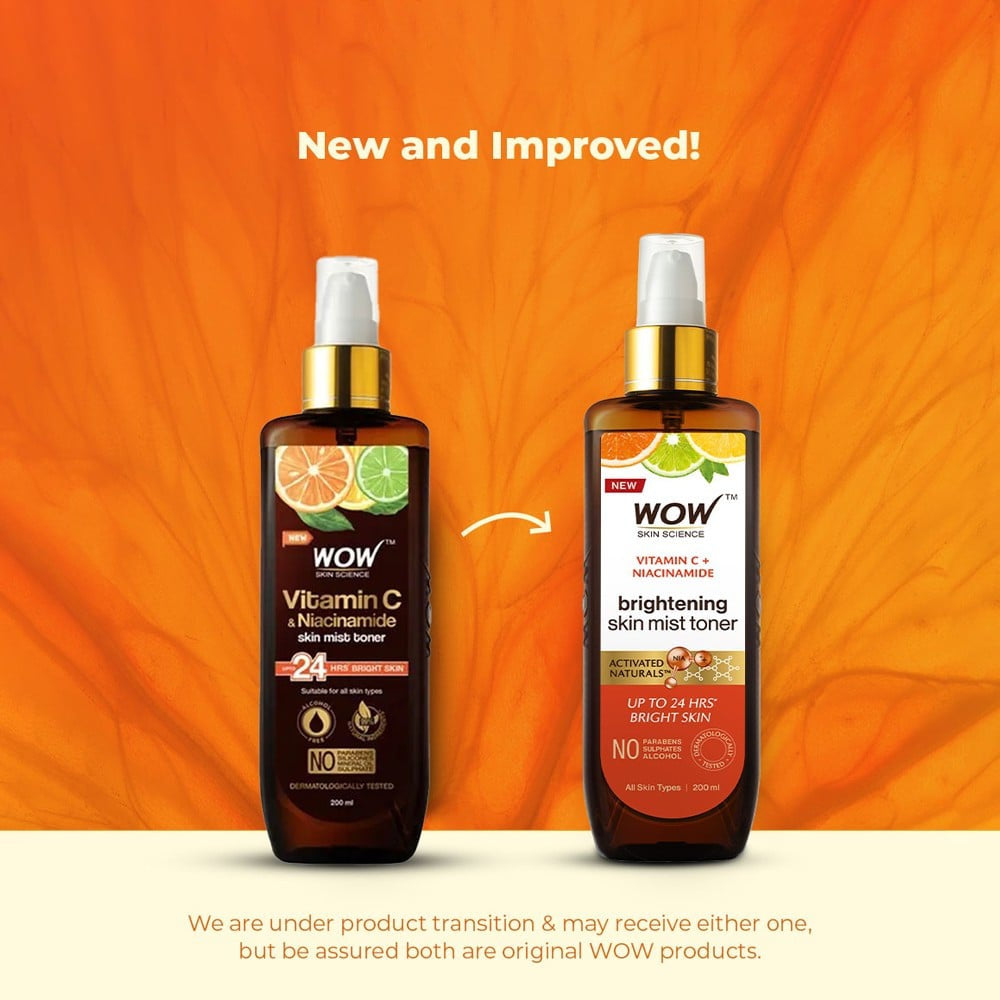 Wow Skin Science Vitamin C Skin Mist Toner : 200 ml