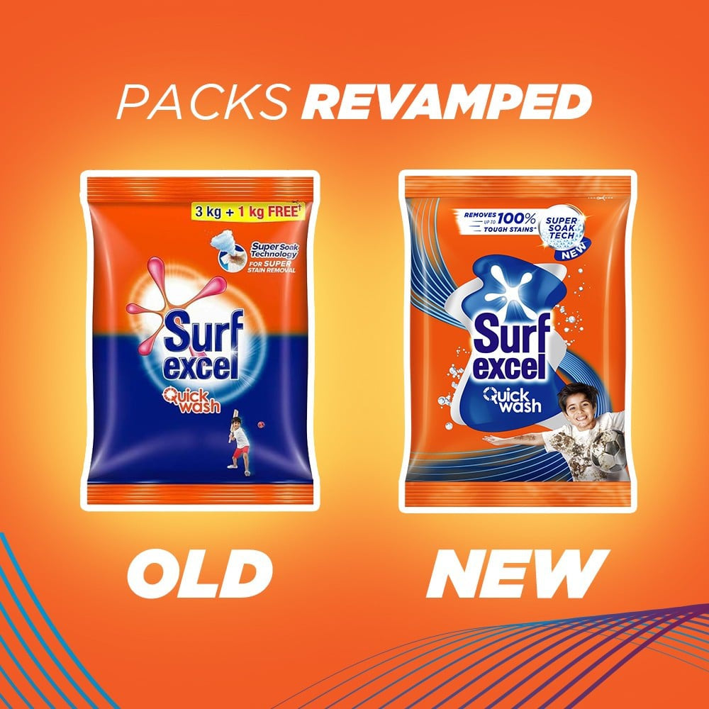 Surf Excel Quick Wash Detergent Powder : 500 g