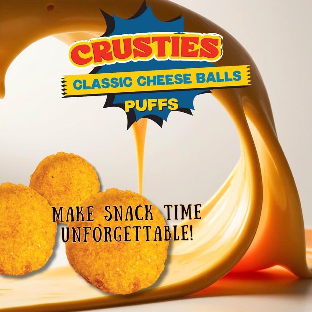 Cornitos Crusties Classic Cheese Balls Puffs : 52 g