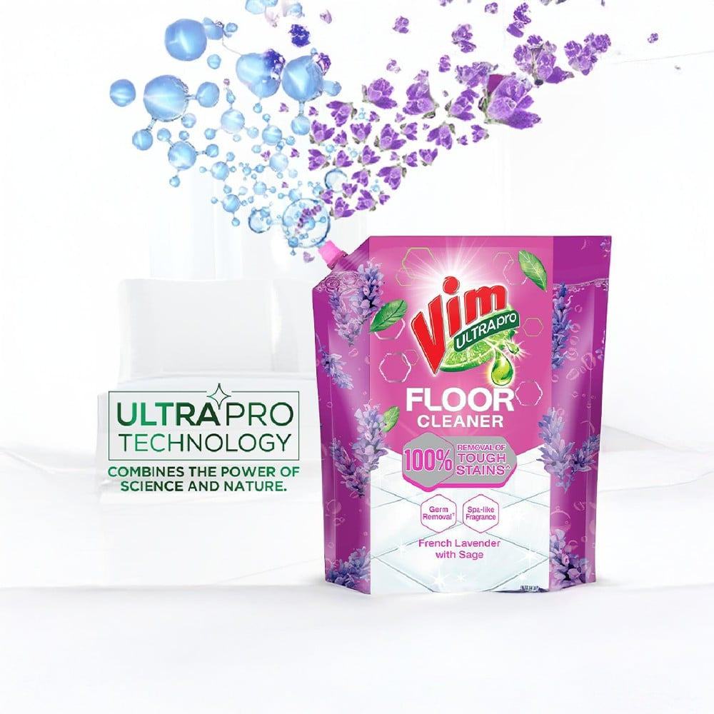 Vim Ultra Pro French Lavendar Floor Cleaner : 1.8 ltr