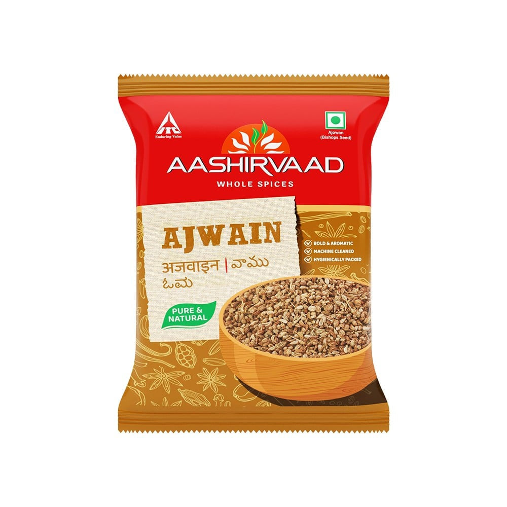 Aashirvaad Pure Whole Ajwain Seeds : 100 g