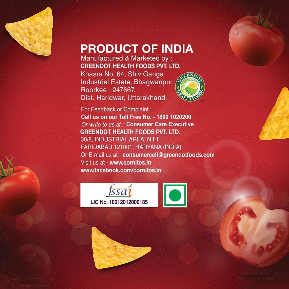 Cornitos Tomato Mexicana Nachos Crisps : 150 g