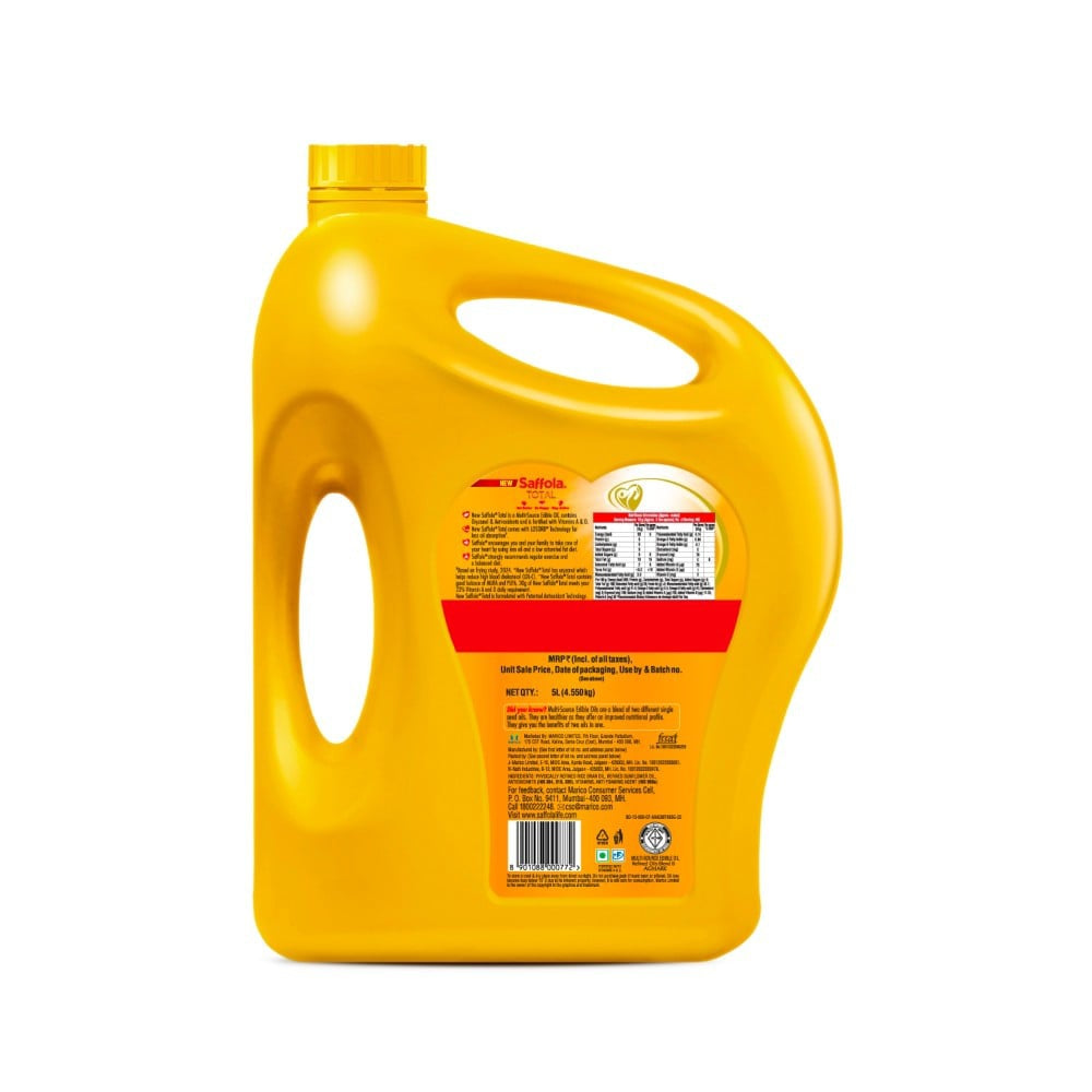 Saffola Total Pro Heart Conscious Edible Oil : 5 ltr