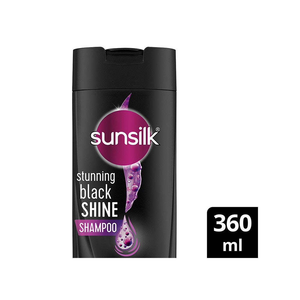Sunsilk Stunning Black Shine Shampoo : 360 ml