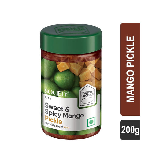 Society Spice Secrets Sweet & Spicy Mango Pickle : 200 g