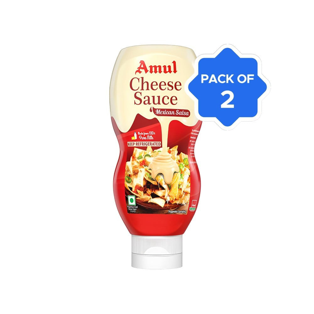 Amul Mexican Salsa Cheese Sauce - Pack of 2 : 2 x 200 g