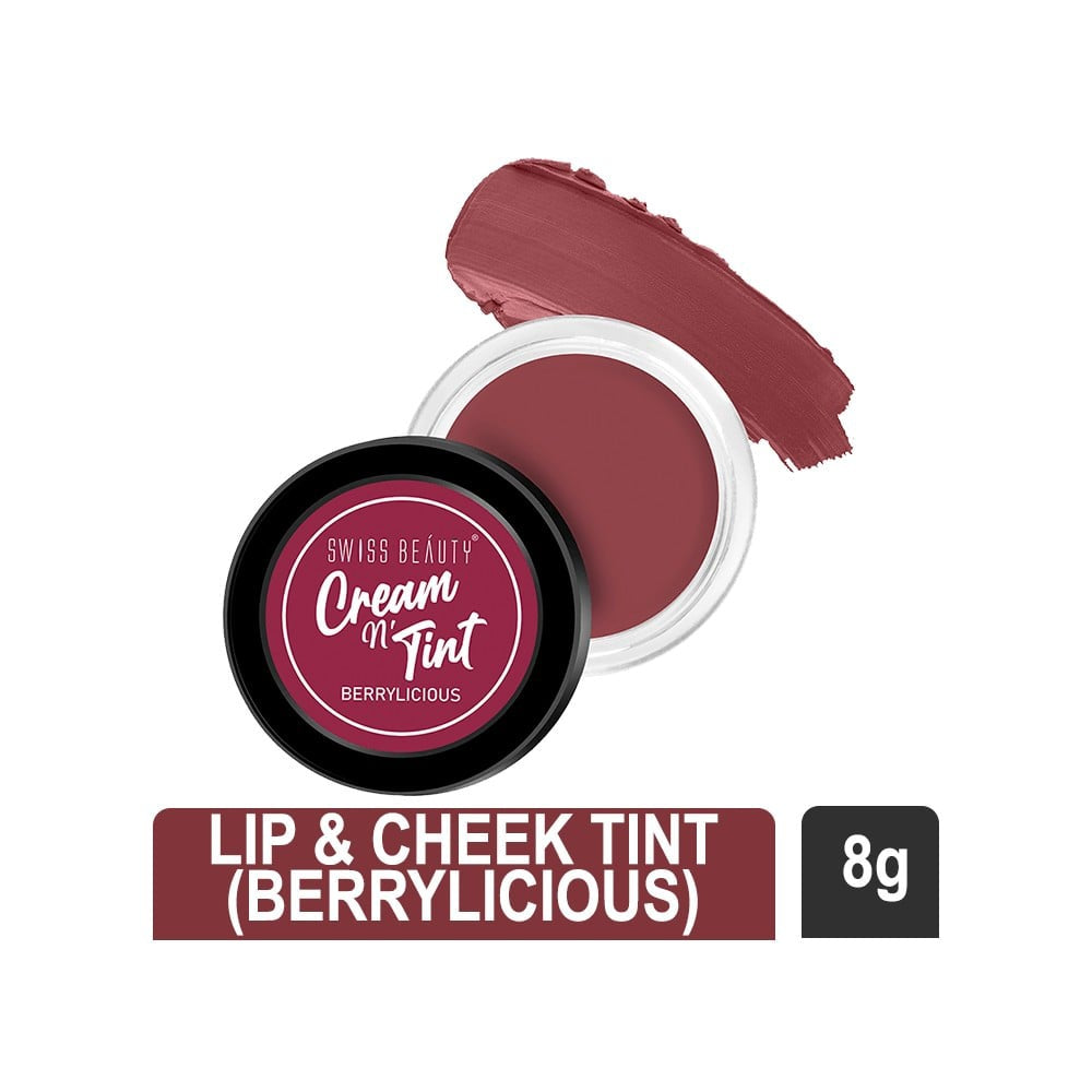 Swiss Beauty Lip & Cheek Tint (Berrylicious) : 8 g