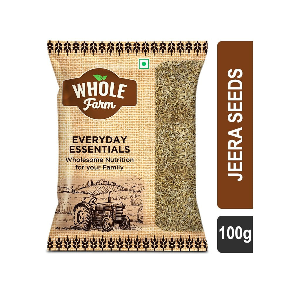 Whole Farm Premium Cumin Seeds / Jeera Seeds : 100 g