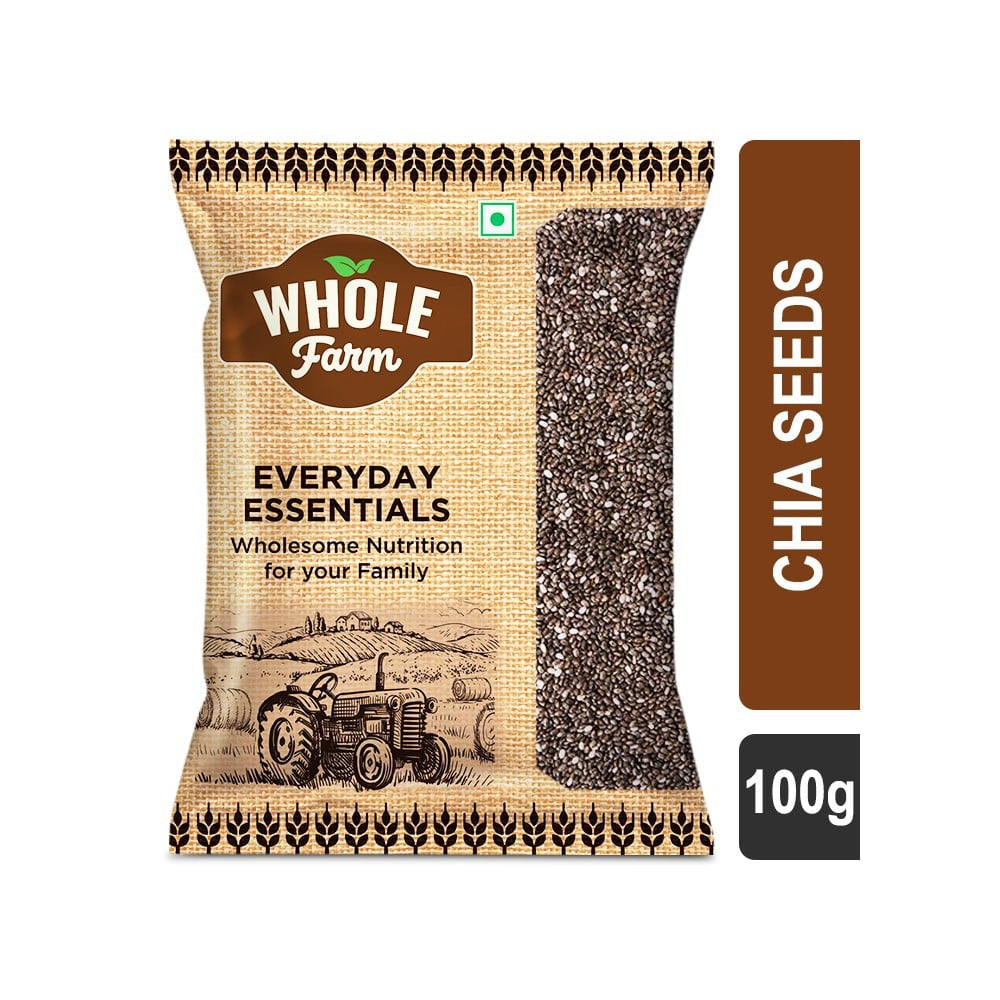 Whole Farm Premium Chia Seeds : 100 g