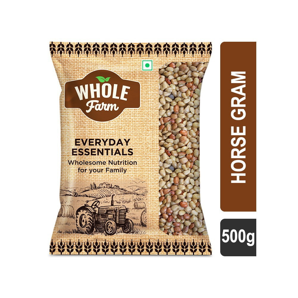 Whole Farm Premium Horse Gram/Kulthi Bean/Hurali : 500 g