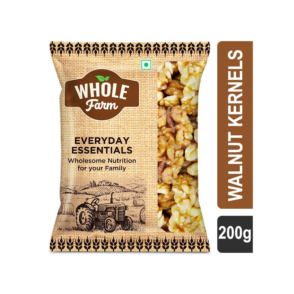 Whole Farm Premium Walnut Kernels : 200 g