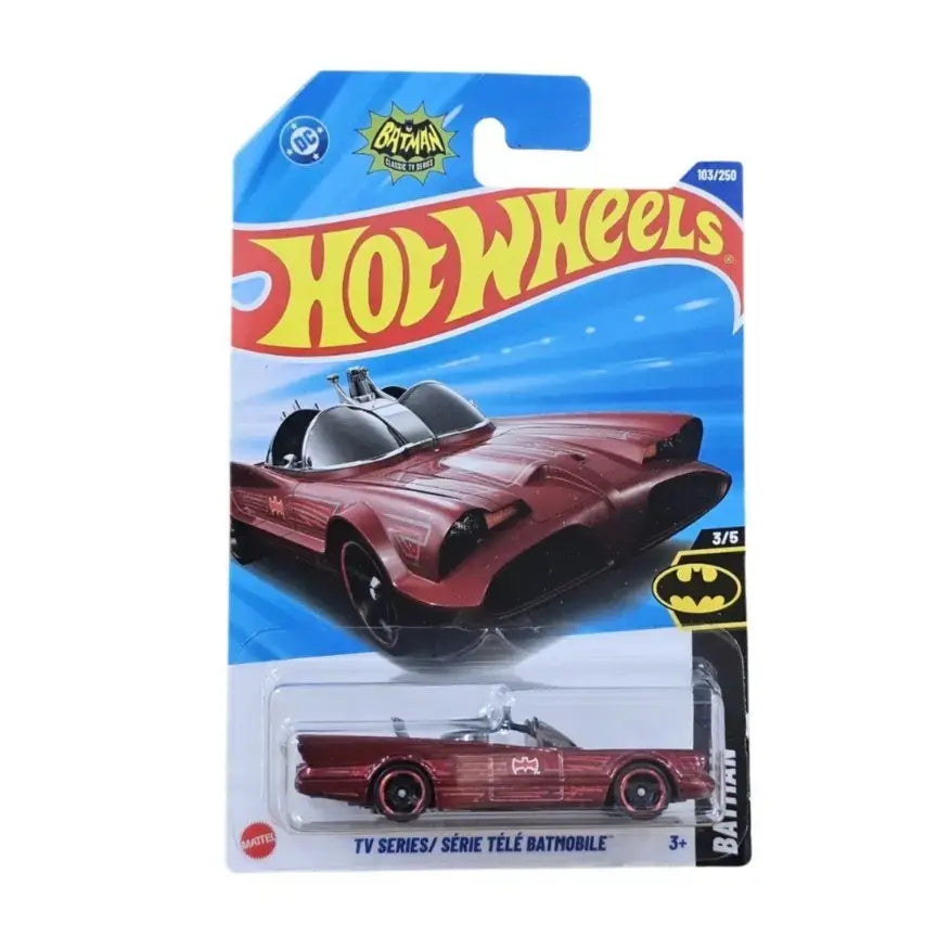 TV Series Batmobile (Red) – Hot Wheels 2025 by Mattel