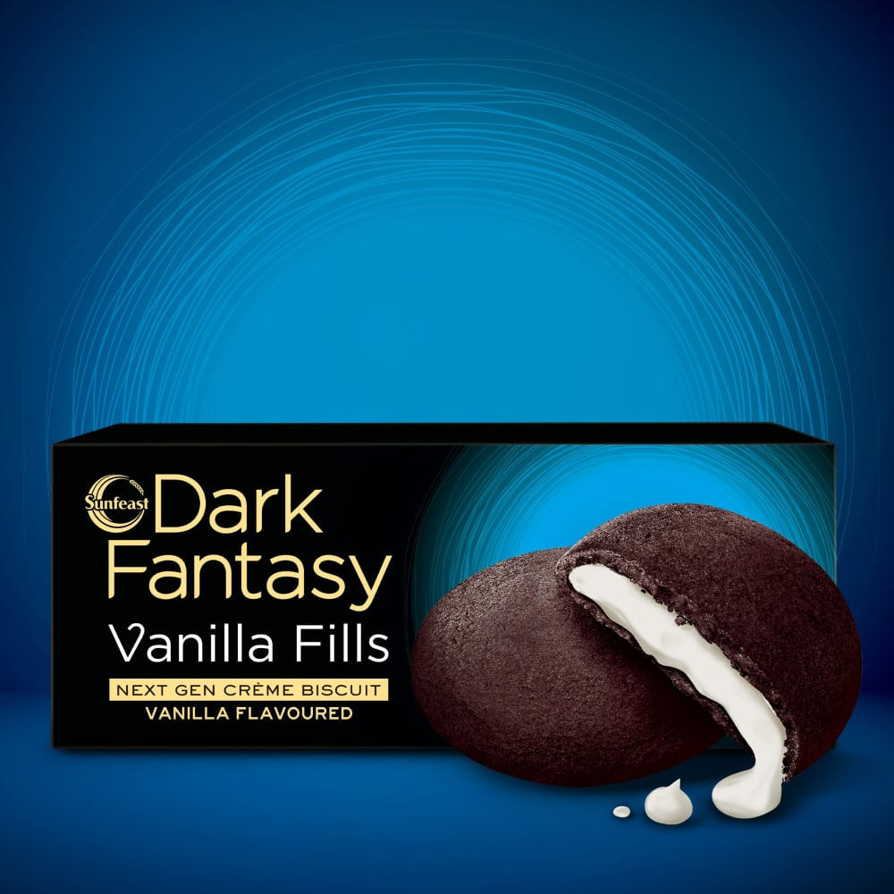 Sunfeast Dark Fantasy Vanilla Fills Center Filled Biscuits : 60 g