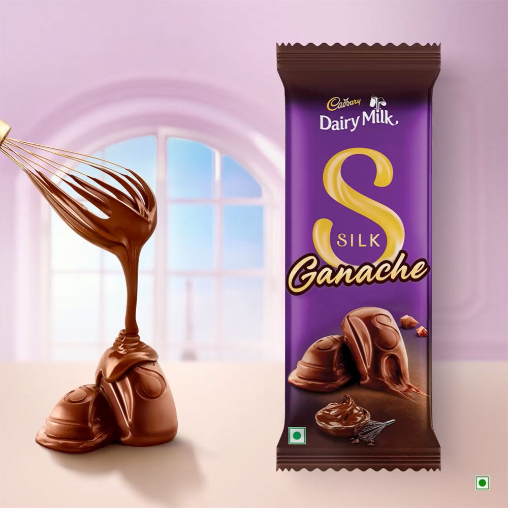 Cadbury Dairy Milk Silk Ganache Milk Chocolate Bar : 58 g