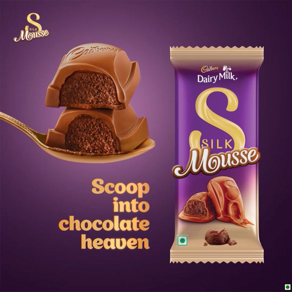 Cadbury Dairy Milk Silk Mousse Milk Chocolate Bar : 50 g