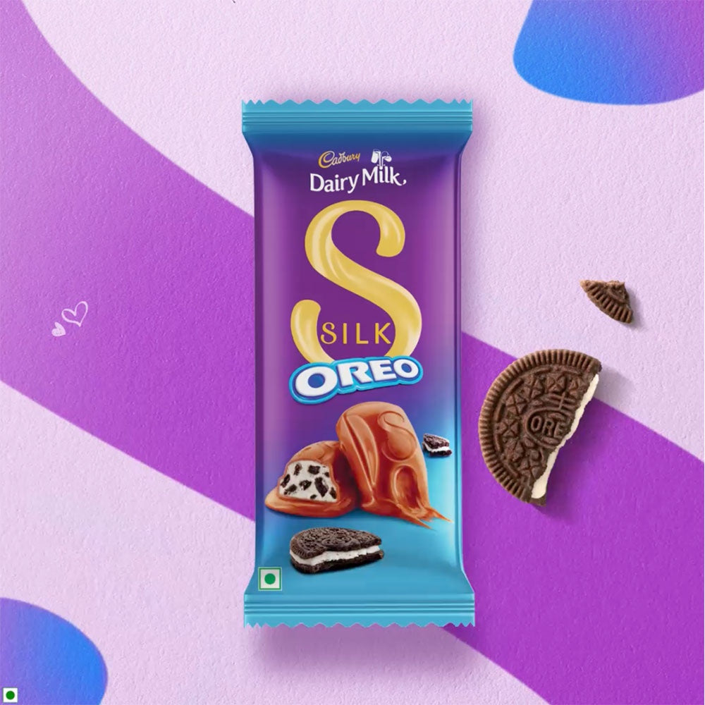 Cadbury Dairy Milk Silk Oreo Flavoured Chocolate Bar : 60 g