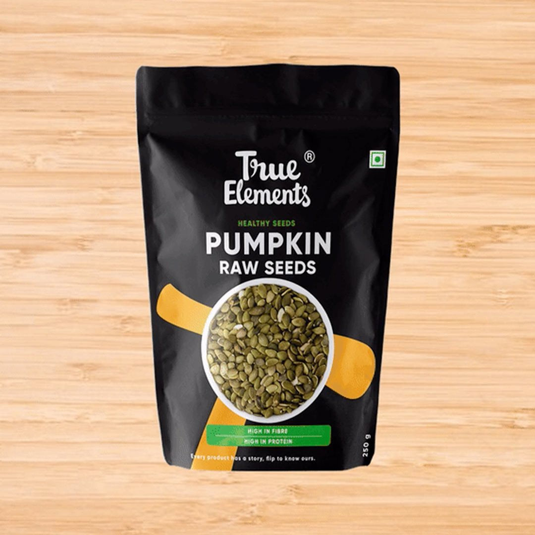 True Elements Raw Pumpkin Seeds : 250 g