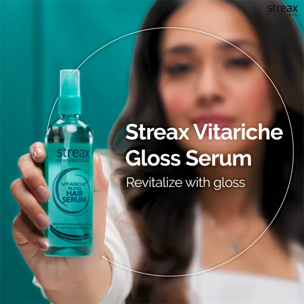 Streax Professional Vitariche Gloss Hair Serum : 115 ml