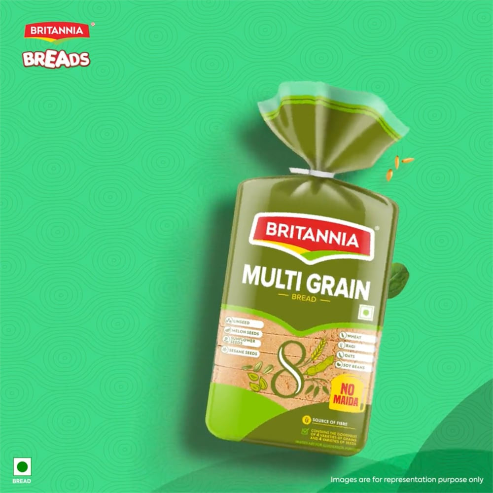 Britannia Multigrain Bread : 400 g