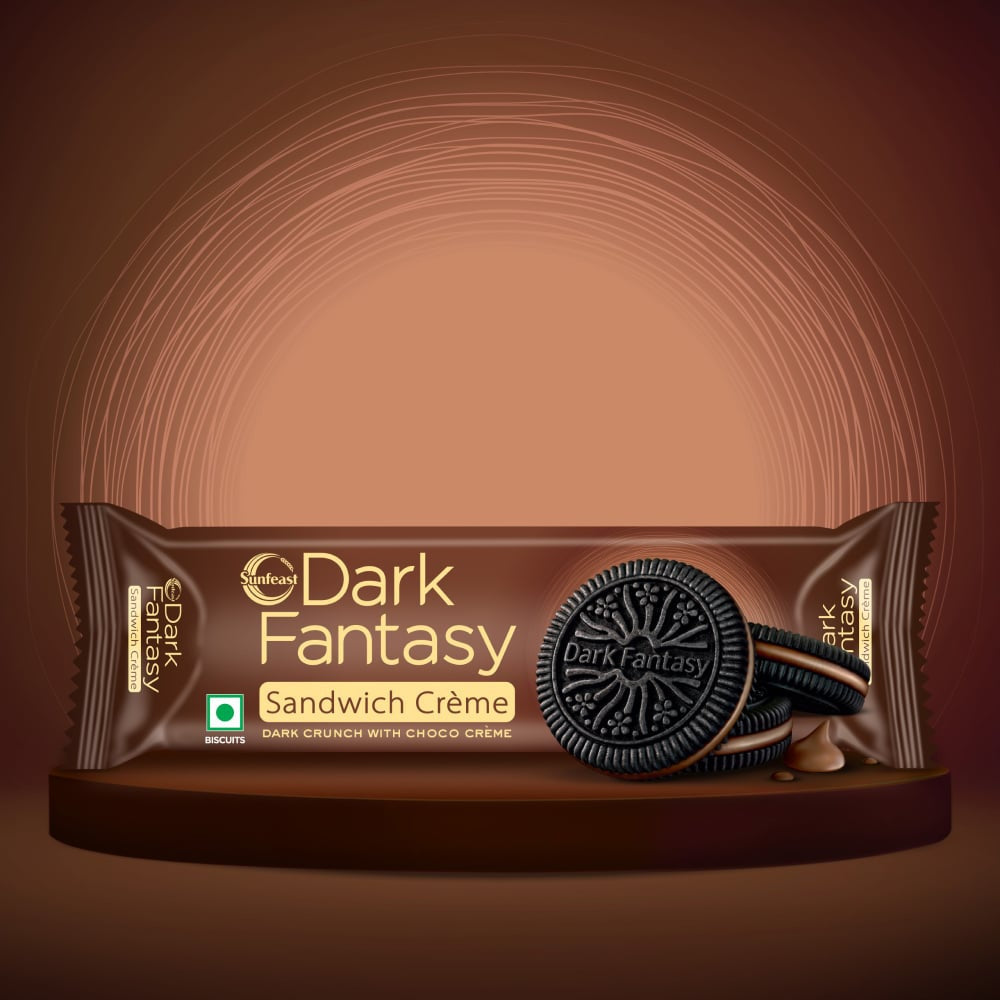 Sunfeast Dark Fantasy Choco Creme Center Filled Biscuits : 83 g