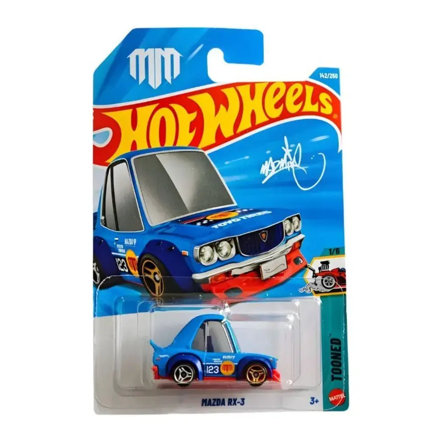 Mazda RX-3 (Tooned-Blue) – Hot Wheels Imported by Mattel - Prithvi Enterprises