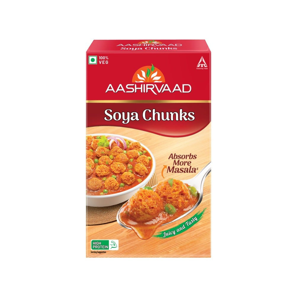 Aashirvaad Soya Chunks : 200 g