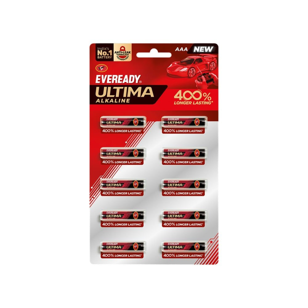 Eveready Ultima AAA Alkaline Battery : 10 units