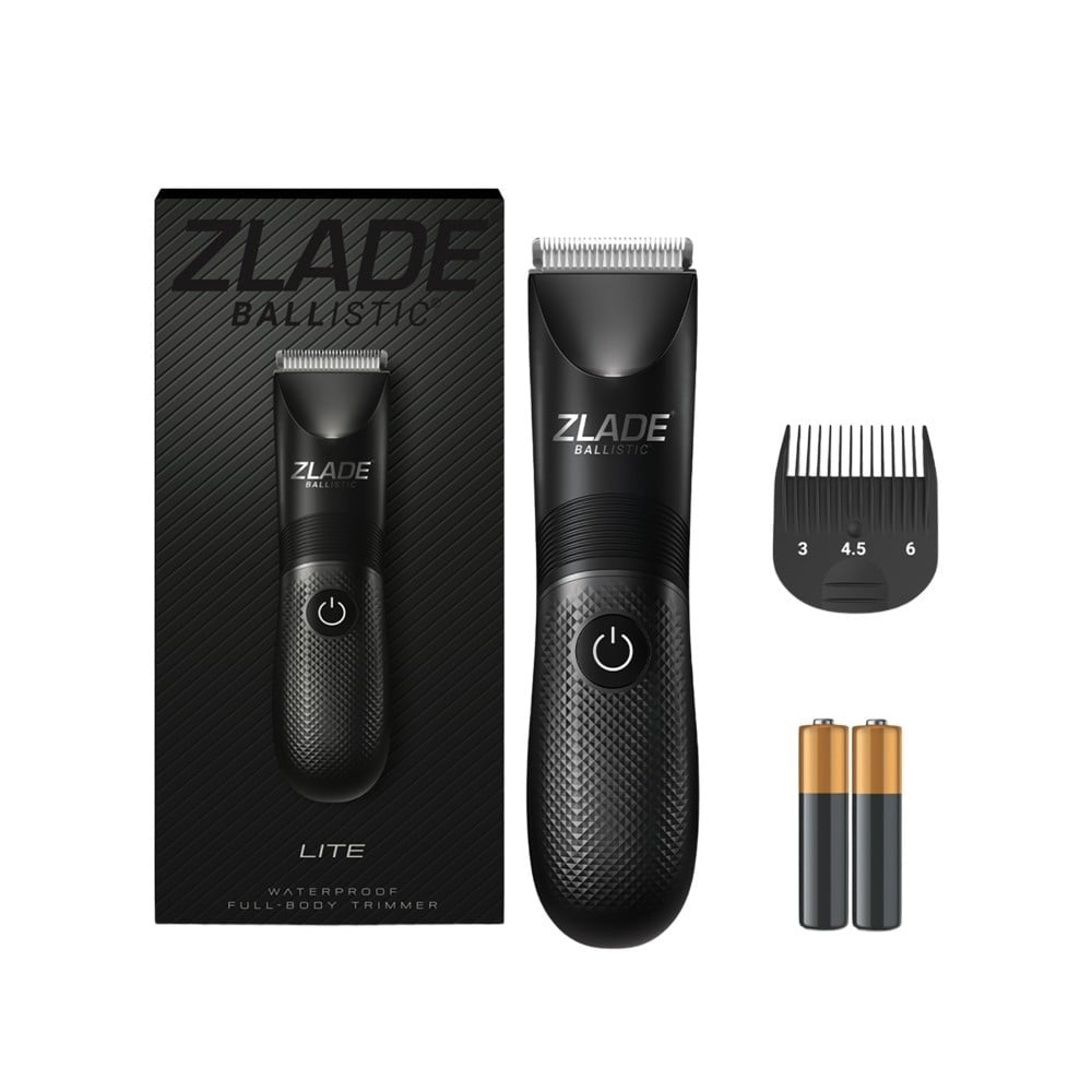 Zlade Ballistic Lite Waterproof Male Body Trimmer (Black) : 1 unit