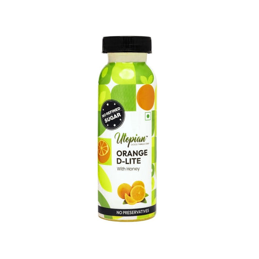 Utopian Orange D-Lite Juice With Honey : 200 ml