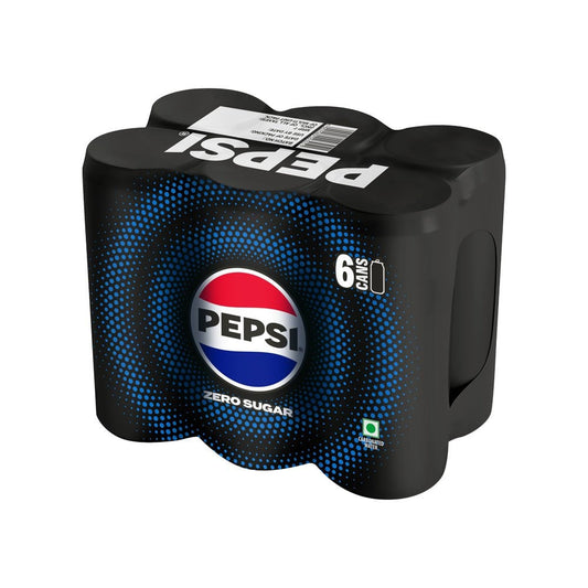 Pepsi Zero Sugar Soft Drink : 6 x 330 ml