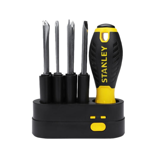 STANLEY STHT62511-8 9-Way Screw Driver Set with Storage Case : 1 set