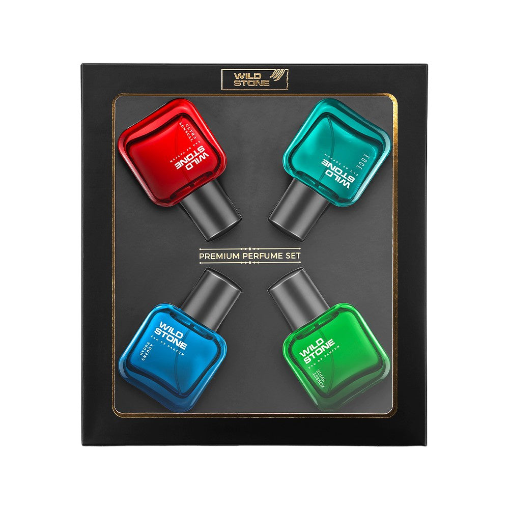 Wild Stone Eau de Parfum Gift Set : 4 x 30 ml