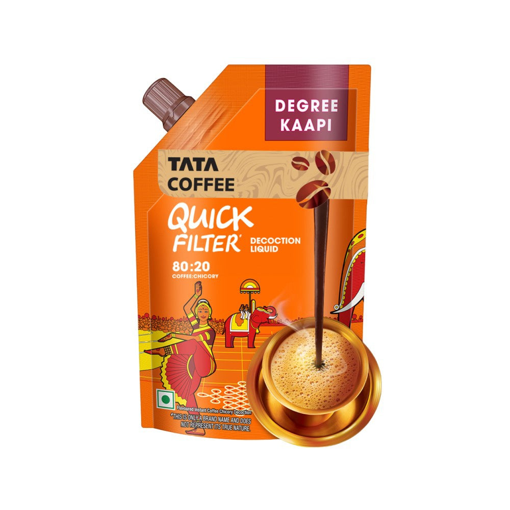 Tata Coffee Quick Decoction Premix Liquid Degree Kaapi Filter Coffee : 200 ml