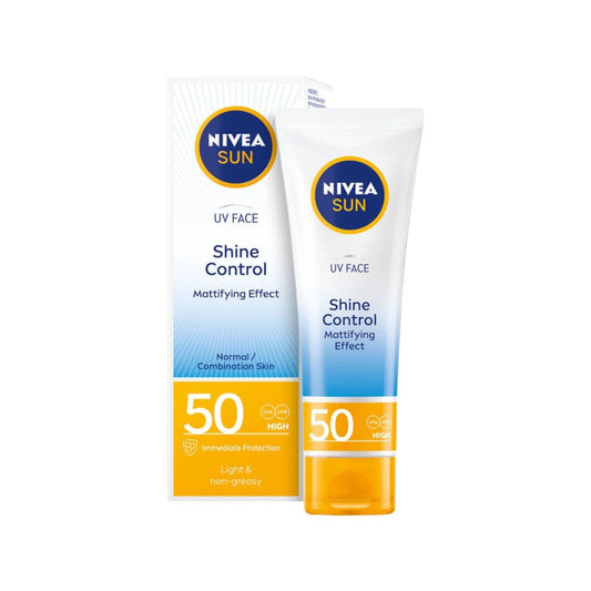 Nivea Shine Control Mattifying Effect UV Face Sunscreen (SPF 50) : 50 ml